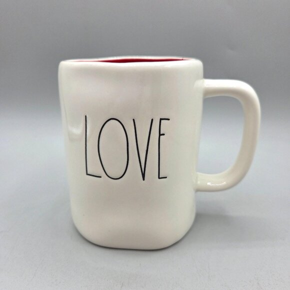 Rae Dunn Artisan Collection by Magenta Love You Large Coffee Mug - Picture 1 of 7